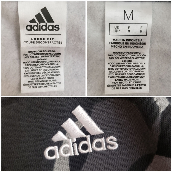 Adidas Camo Zip-up Jacket *YOUTH* - Picture 6 of 9